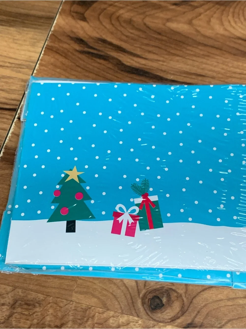 Set of 4 Jolly Holidays Cube Gift Boxes. New. Sealed Packaging. 5” X 5” X 4.5”